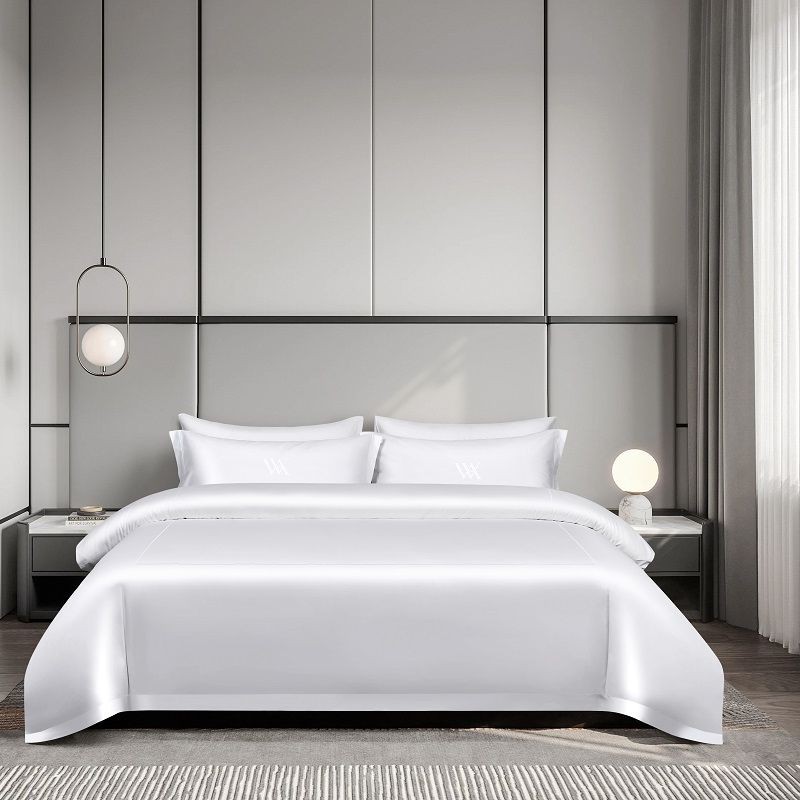 Embroidered Border Bedding Set